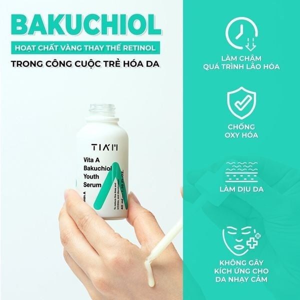 Tinh chất TIAM Vita A Bakuchoil Youth Serum 40ml