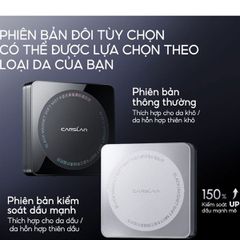 Phấn Phủ Carslan Dạng Nén Vỏ Đen Màu Trong Suốt