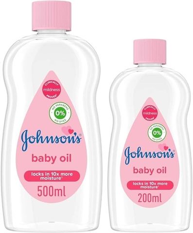 Dầu massage và dưỡng ẩm Johnson's Baby 200ml