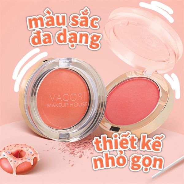 Phấn Má Hồng Vacosi Lolipop Blush Powder