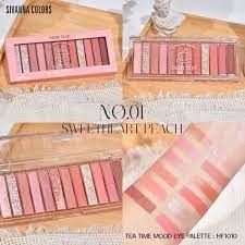 phấn mắt Sivanna Colors Tea Time Mood Eye Palette #01