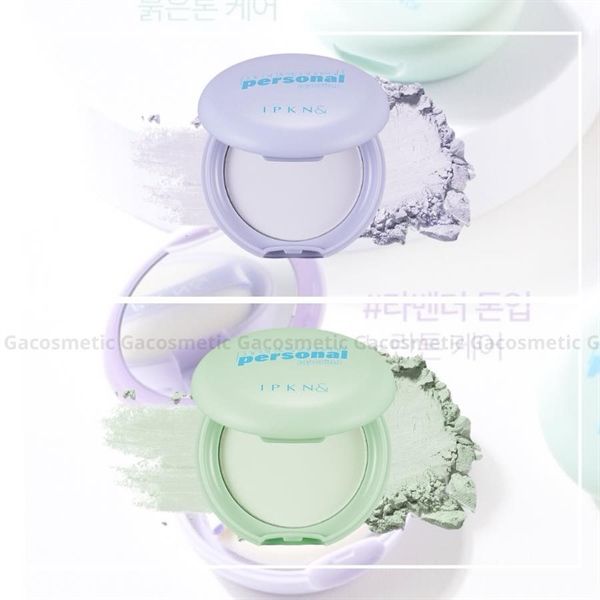 Phấn phủ Nén IPKN Personal Powder Pact hiệu chỉnh tone da #hồng