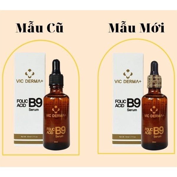 Serum B9 Vic Derma Folic Acid Phục Hồi Trẻ Hóa Vicderma 50ML