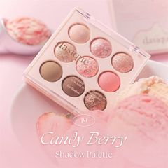 Phấn Mắt Dasique Shadow Ice Cream Palette 9 Colors #19 candy berry