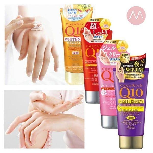Kem dưỡng da tay Kose Coen Rich Q10 Nhật Bản