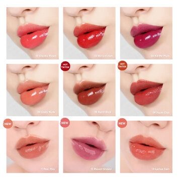 Son Tint Lilybyred Glassy Layer Fixing M13 Lychee Coin -hồng cam