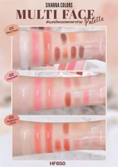 Phấn mắt 12 ô Sivanna Colors Multi Face #01 melo peart