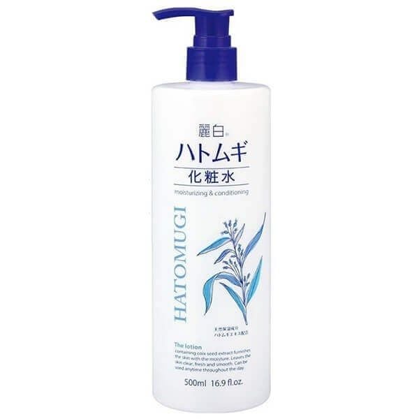 Nước hoa hồng ý dĩ Toner Hatomugi Naturie Skin Conditioner 500ml Nhật Bản
