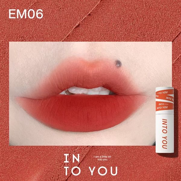 Son Kem Lì INTO YOU shero super matte lip & cheek mud EM6 dạng thỏi