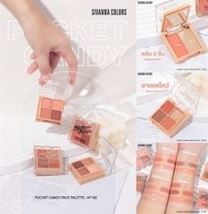 Bảng Phấn Mắt 4 Ô Sivanna Color Pocket Candy Face Palette