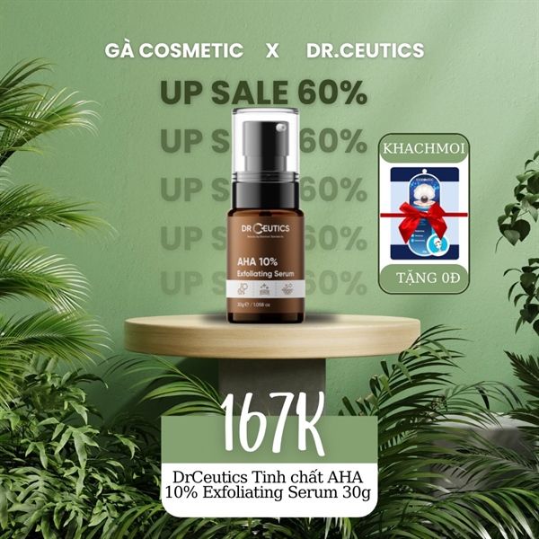 Tinh chất DrCeutics AHA 10% Exfoliating Serum 30g