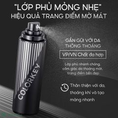 Xịt Khoá Makeup Colorkey Nam Châm Đen Lâu Trôi, Bền Màu 100ml
