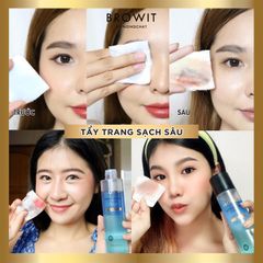 Nước Tẩy Trang Mắt Và Môi Browit Sạch Sâu, Dịu Nhẹ 45ml