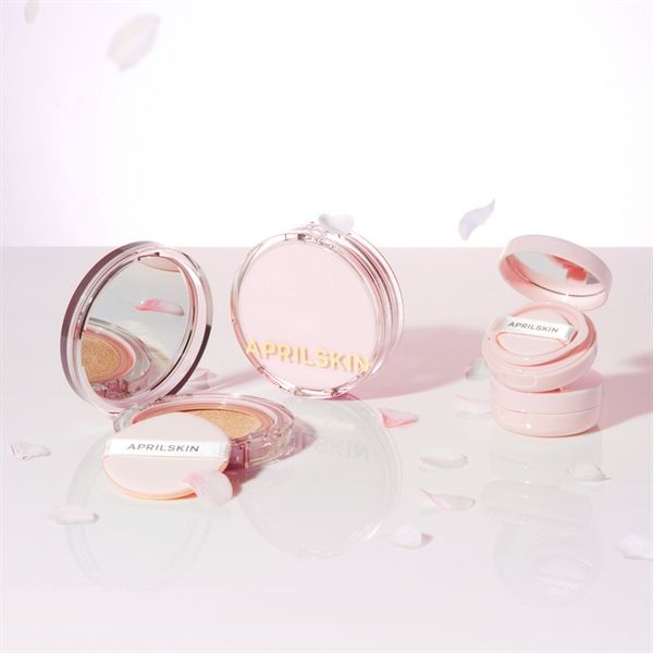 Phấn nước HERO CUSHION APRILSKIN mini set blossom edition #23