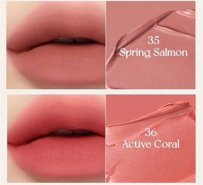 Son Kem Peripera Ink Velvet #36 active coral