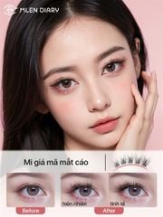 Mi giả sợi mlen 48 mi mắt mèo nhỏ