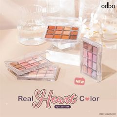Phấn mắt má odbo real heart color 12ô #04