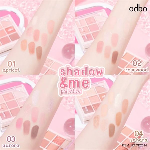 Phấn mắt 9ô Odbo Shadow & me pallete #01