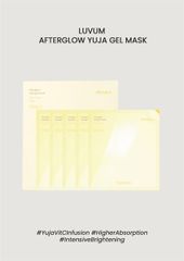 Mặt Nạ Thạch LUVUM afterglow yuja gel mask dưỡng trắng