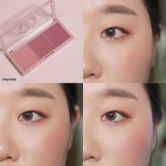 Phấn Má Hồng 3 Ô Màu I'm meme Afternoon Tea Blusher Palette #02-fruit flavor