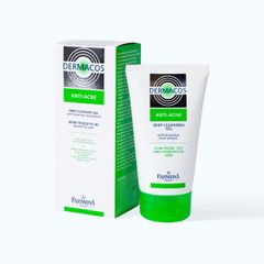 Gel Rửa Mặt Sạch Sâu, Ngừa Mụn Chứa Bùn Hoạt Tính Farmona Dermacos Anti-Acne Deep Cleansing 150ml