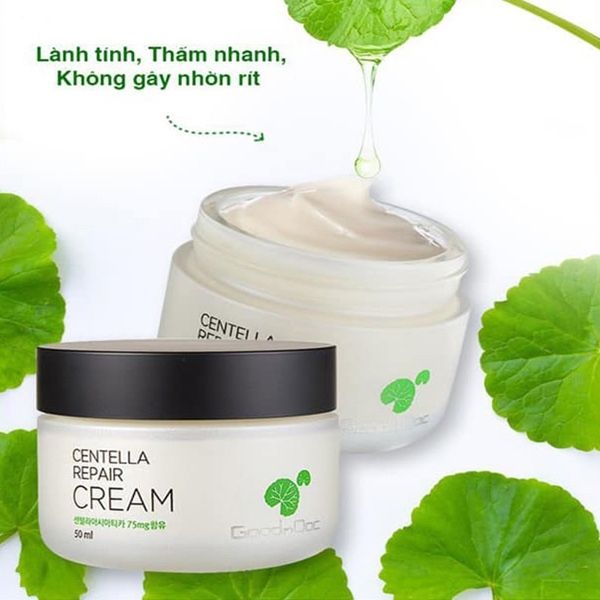 Kem Dưỡng GoodnDoc Rau Má Dưỡng Ẩm Phục Hồi Da 50ml