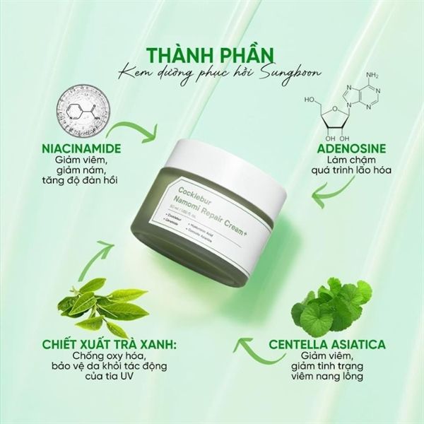 KEM DƯỠNG PHỤC HỒI SUNGBOON REPAIR CREAM PLUS 50ML