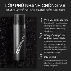 Xịt Khoá Makeup Colorkey Nam Châm Đen Lâu Trôi, Bền Màu 100ml