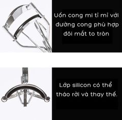 Bấm Mi Vacosi Modern Lash Curler Cán Đen