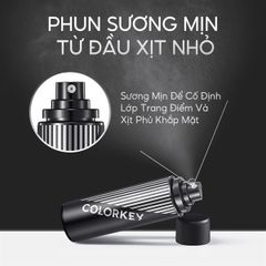 Xịt Khoá Makeup Colorkey Nam Châm Đen Lâu Trôi, Bền Màu 100ml