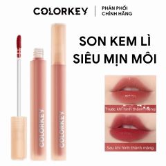 Son Kem Lì Colorkey watery matte lip tint #R301-hồng khô