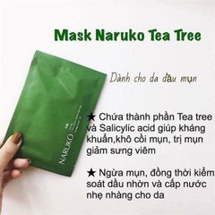 mặt nạ tràm trà kiểm soát dầu NARUKO hộp 8m
