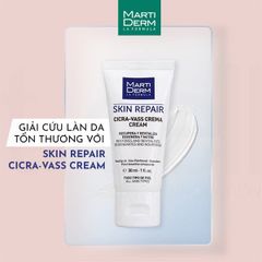 Kem Dưỡng Tái Tạo & Phục Hồi Da Nhạy Cảm - MartiDerm Skin Repair Cicra Vass Cream