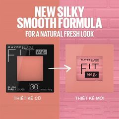 Má Hồng Dạng Nén Mịn Lì Maybelline Fit Me Mono Blush #30 Fierce