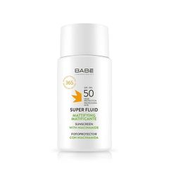 Kem chống nắng BABE Super Fluid Mattifying sunscreen SPF 50 phổ rộng, kiểm soát dầu