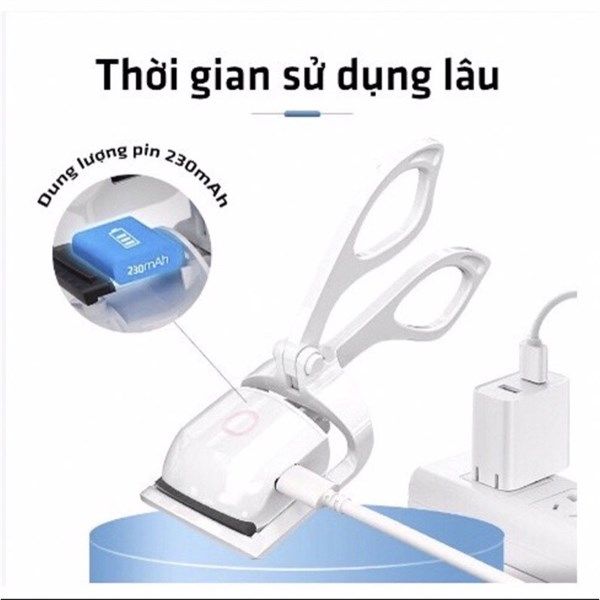 ￼Máy Uốn Lông Mi Bằng Nhiệt, Giúp Uốn Mi Làm Cong Đơn Giản, An Toàn