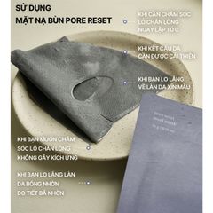 Mặt Nạ bùn LUVUM pore reset mud mask thu nhỏ lỗ chân lông