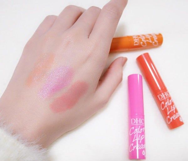Son dưỡng môi DHC color lip cream 1.5g chiết xuất Olive - Màu đỏ