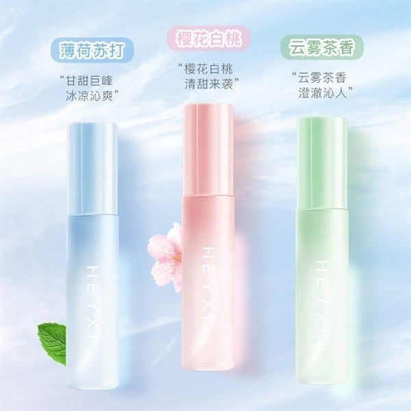 xịt thơm miệng heyxi mẫu mới trà xanh