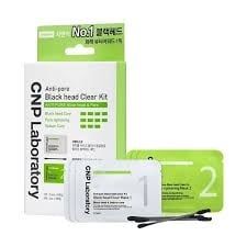 Set mặt nạ làm sạch mụn đầu đen CNP Laboratory Anti-Pore Black Head Clear Kit