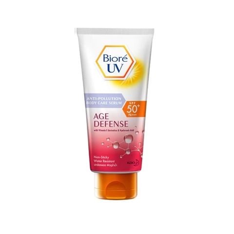 Dưỡng thể chống nắng Bioré UV body care serum spf50+pa+++ 150ml #age defense