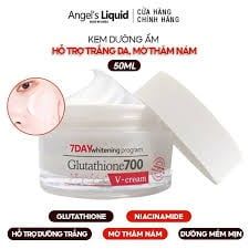 Kem dưỡng trắng Da Angel's Liquid 7 Day Glutathione 700 V-Cream