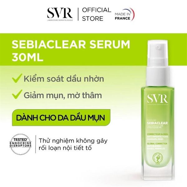 Serum SVR Làm Giảm Mụn, Mờ Nám, Làm Mềm Mịn Da 30ml