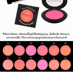 Phấn Má Hồng tròn Sivanna Colors Blusher #10