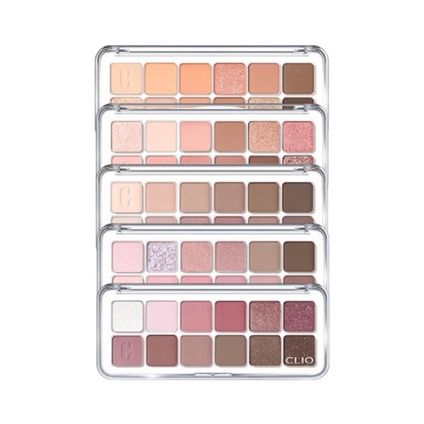 Bảng Phấn mắt 12ô Clio pro eye palette air #02-rose connect