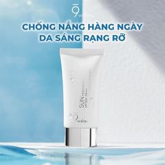Kem Chống Nắng Cấp Ẩm, Làm Dịu Da 9 Wishes Sun Moisturizer Advanced Light-weight UV Protection SPF50/PA+++ 50ml