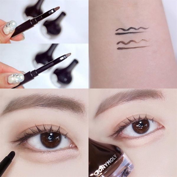 Kẻ mắt dạng gel Tonymoly backstage gel eyeliner màu nâu