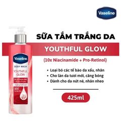 Sữa Tắm Vaseline Body Wash Gluta Glow 10x Đỏ 425ml