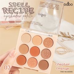 Phấn mắt Odbo spell recipe 9 ô tròn #03