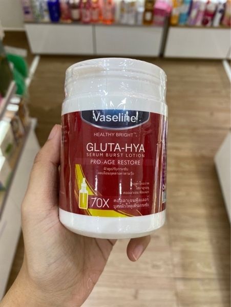 (Dạng Hủ) Kích Trắng VASELINE Gluta-Hya 10x #đỏ